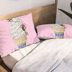 sweet shred pink Pillow Sham Gallery Image 2