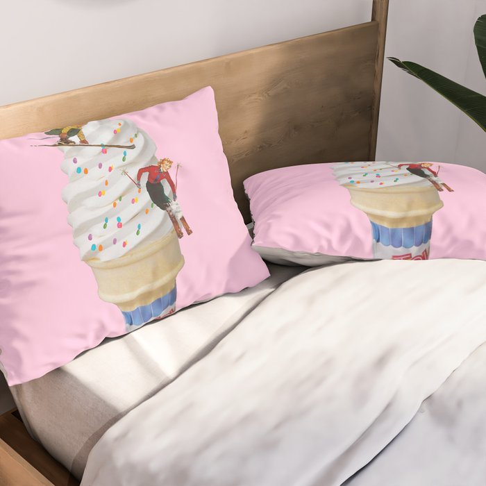 sweet shred pink Pillow Sham Gallery Image 2