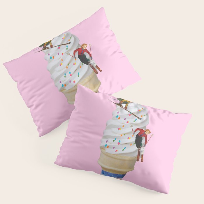 sweet shred pink Pillow Sham Gallery Image 1