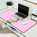 sweet shred pink Desk Mat Gallery Image 2