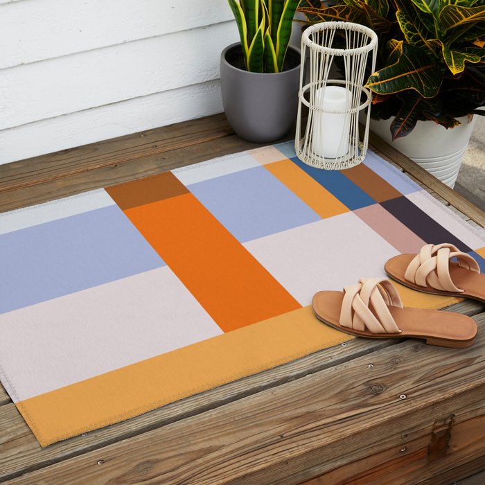 Seasonal Colour Block 2 Outdoor Rug Gallery Image 2
