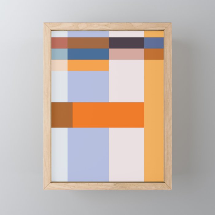Seasonal Colour Block 2 Mini Art Print Gallery Image 1