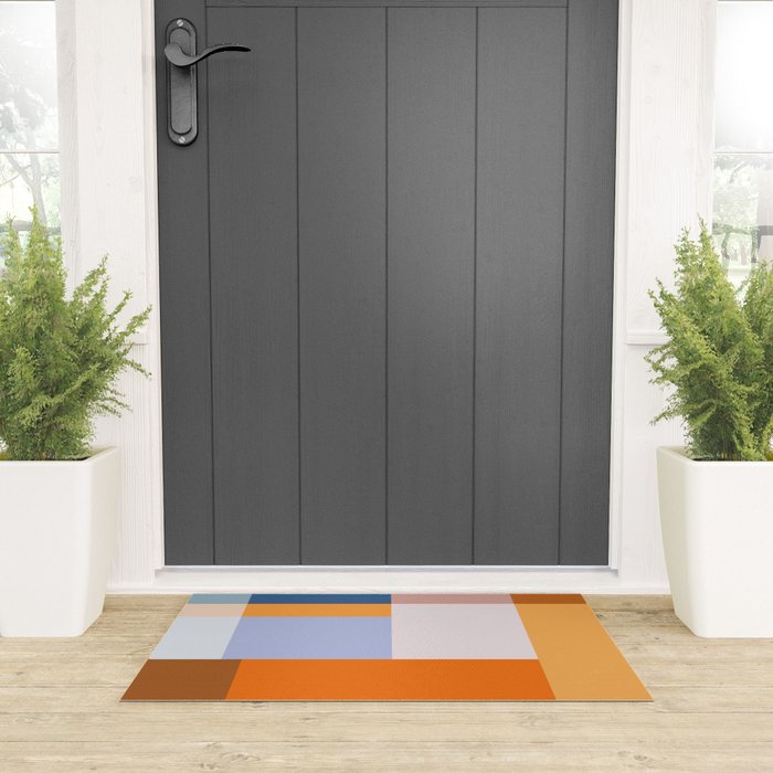 Seasonal Colour Block 2 Welcome Mat Gallery Image 3