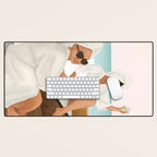 Seaside Indulgence Desk Mat Gallery Image 1