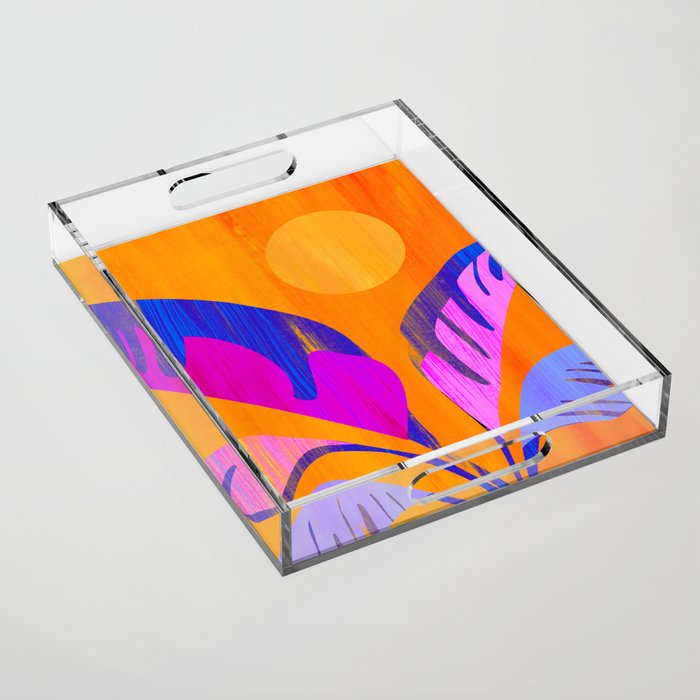 Mystic Tropics / Abstract Tropical Series Acrylic Tray Gallery Image 1