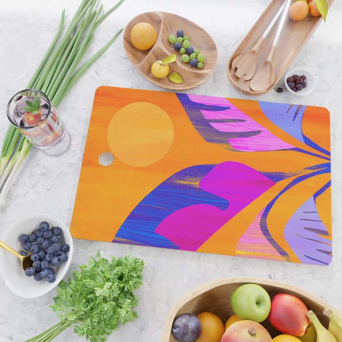 Mystic Tropics / Abstract Tropical Series Cutting Board Gallery Image 2