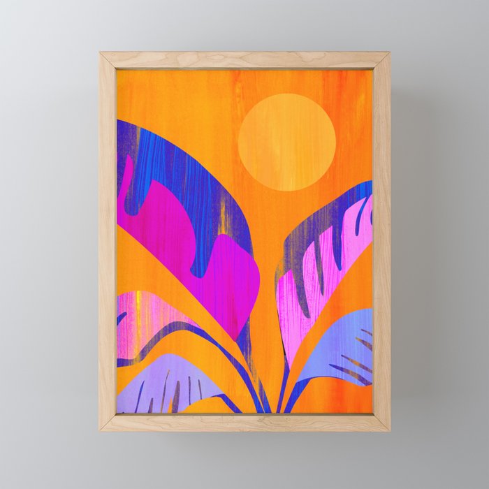Mystic Tropics / Abstract Tropical Series Mini Art Print Gallery Image 1