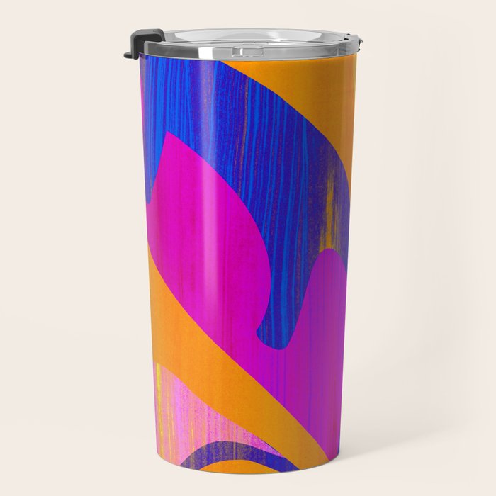 Mystic Tropics / Abstract Tropical Series Travel Mug Gallery Image 3