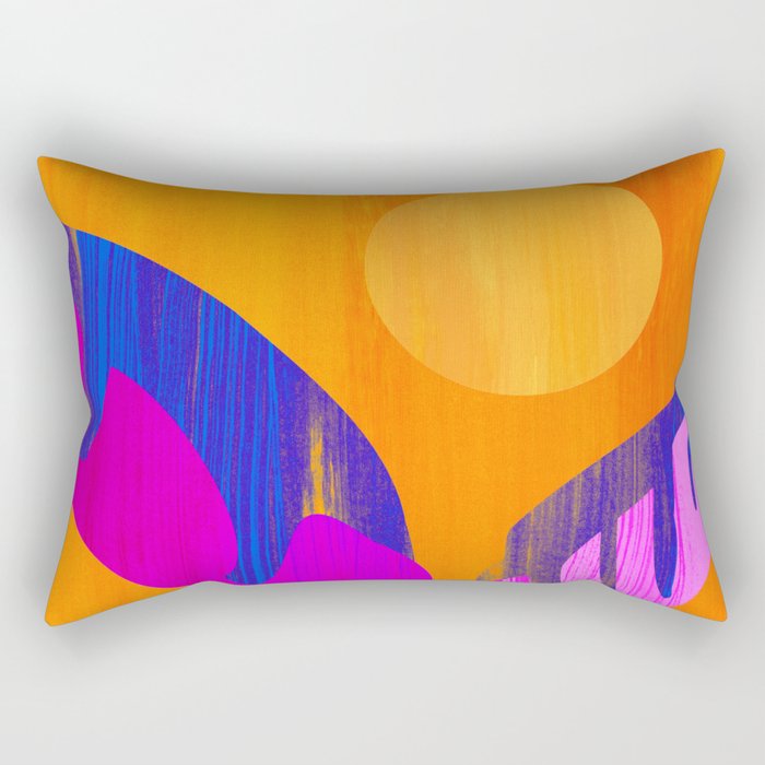 Mystic Tropics / Abstract Tropical Series Rectangular Pillow Gallery Image 2