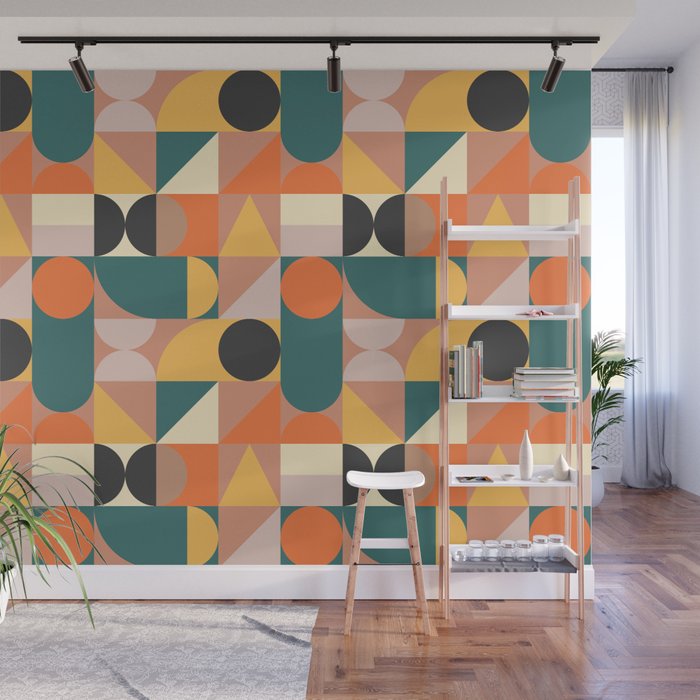 Mid Century 35 Wall Mural Gallery Image 1