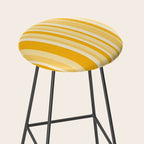 Classic Stripes XXII - Golden Sunshine Yellow Stool Gallery Image 2