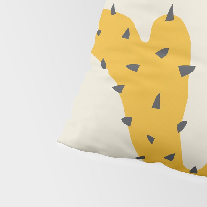 Matisse Inspired Yellow Shape Pillow Sham Gallery Image 4