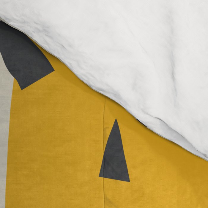 Matisse Inspired Yellow Shape Comforter Gallery Image 4