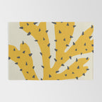 Matisse Inspired Yellow Shape Rug Gallery Image 2