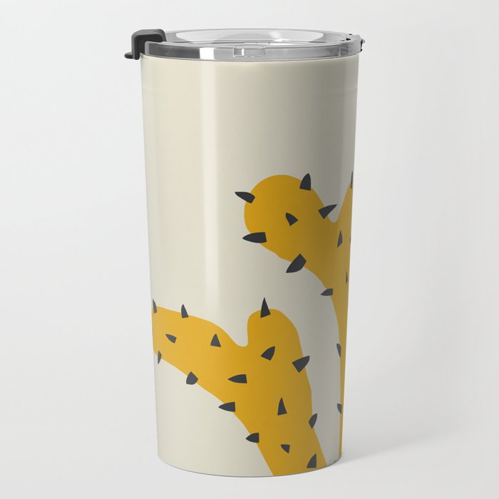Matisse Inspired Yellow Shape Travel Mug Gallery Image 3