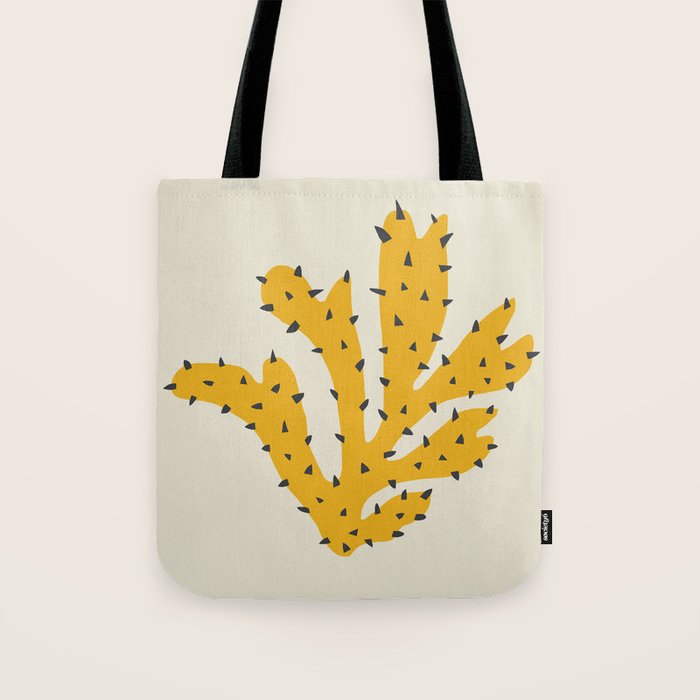 Matisse Inspired Yellow Shape Tote Bag Gallery Image 1