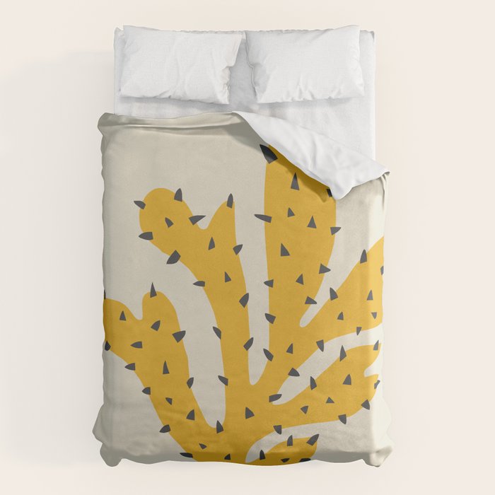 Matisse Inspired Yellow Shape Duvet Cover Gallery Image 6