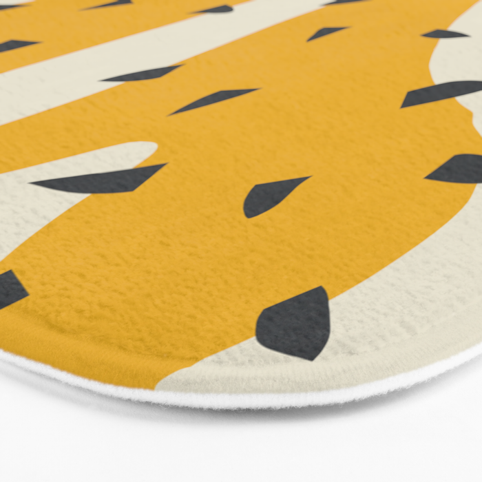 Matisse Inspired Yellow Shape Bath Mat Gallery Image 3