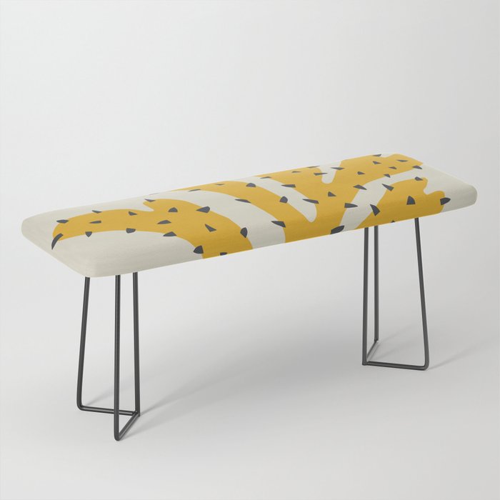 Matisse Inspired Yellow Shape Bench Gallery Image 1