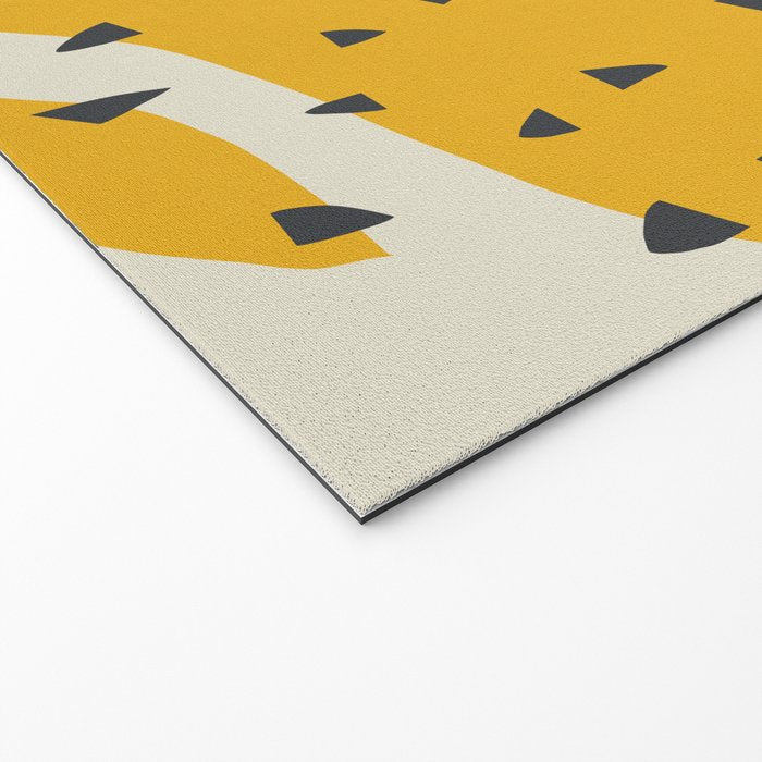 Matisse Inspired Yellow Shape Welcome Mat Gallery Image 2
