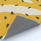 Matisse Inspired Yellow Shape Rug Gallery Image 4
