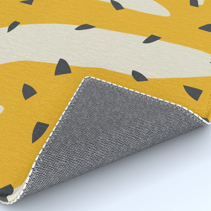 Matisse Inspired Yellow Shape Rug Gallery Image 4