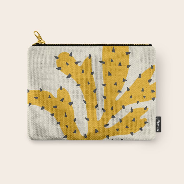 Matisse Inspired Yellow Shape Carry All Pouch Gallery Image 1