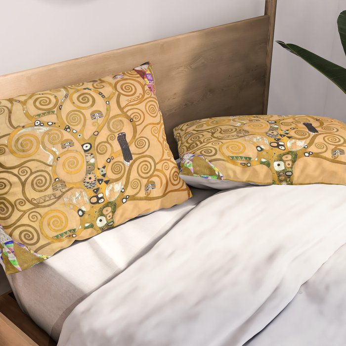 The Tree of life - Gustav Klimt Stoclet Frieze Pillow Sham Gallery Image 2
