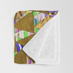 The Tree of life - Gustav Klimt Stoclet Frieze Throw Blanket Gallery Image 3