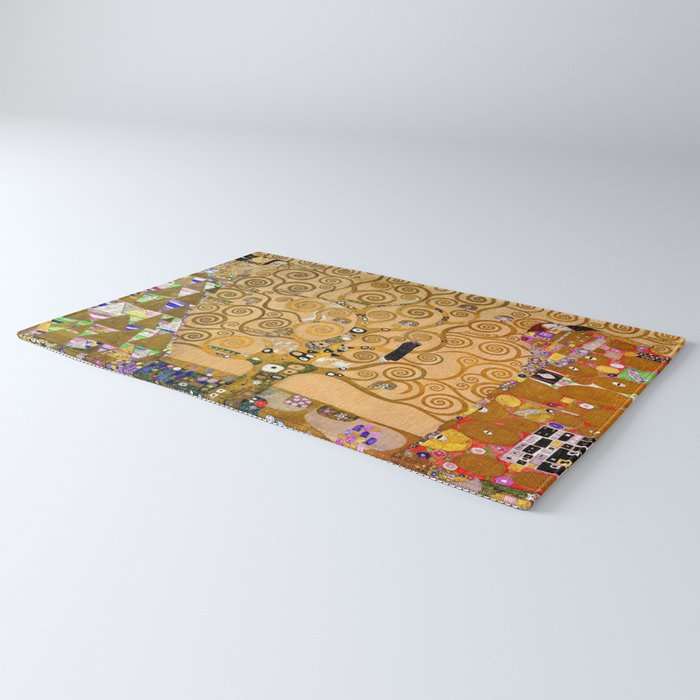 The Tree of life - Gustav Klimt Stoclet Frieze Rug Gallery Image 3