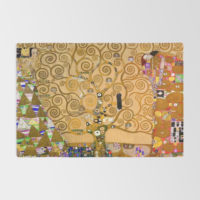 The Tree of life - Gustav Klimt Stoclet Frieze Rug Gallery Image 2
