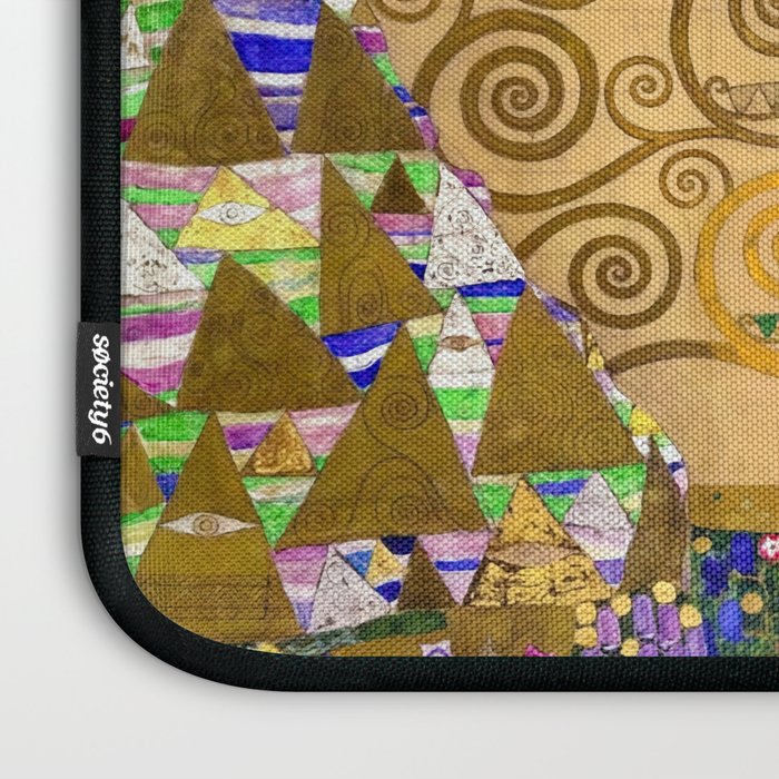 The Tree of life - Gustav Klimt Stoclet Frieze Laptop Sleeve Gallery Image 3