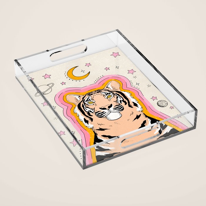Celestial Tiger Acrylic Tray Gallery Image 1
