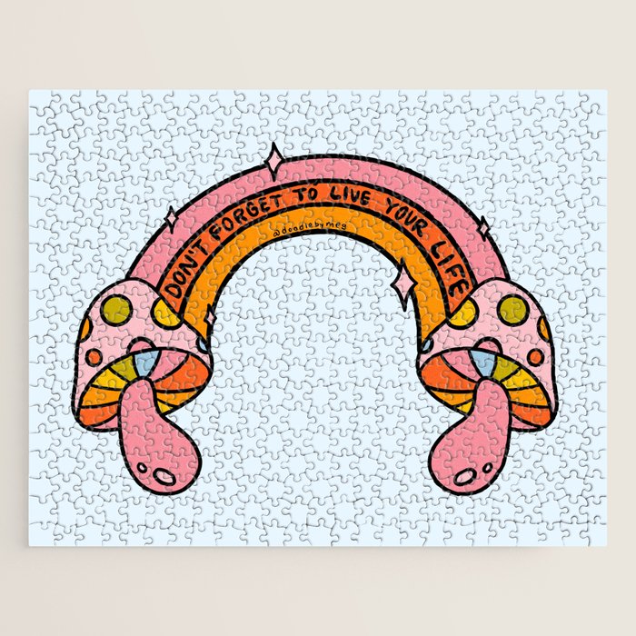 Don't Forget to Live Your Life Jigsaw Puzzle Gallery Image 1