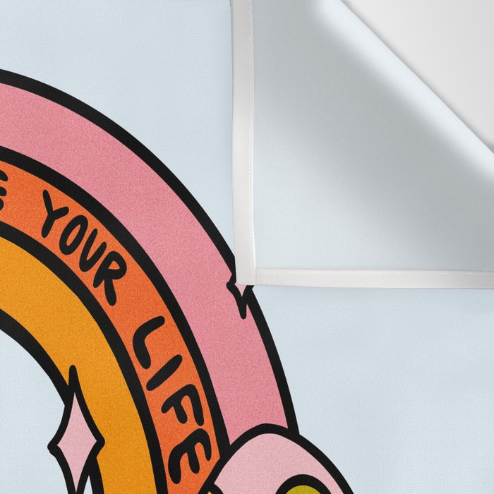 Don't Forget to Live Your Life Wall Tapestry Gallery Image 3