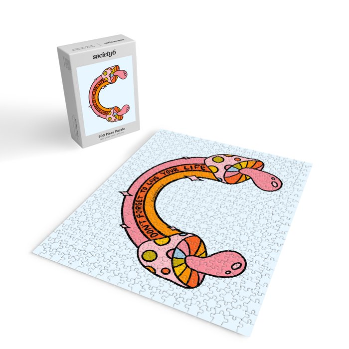 Don't Forget to Live Your Life Jigsaw Puzzle Gallery Image 2
