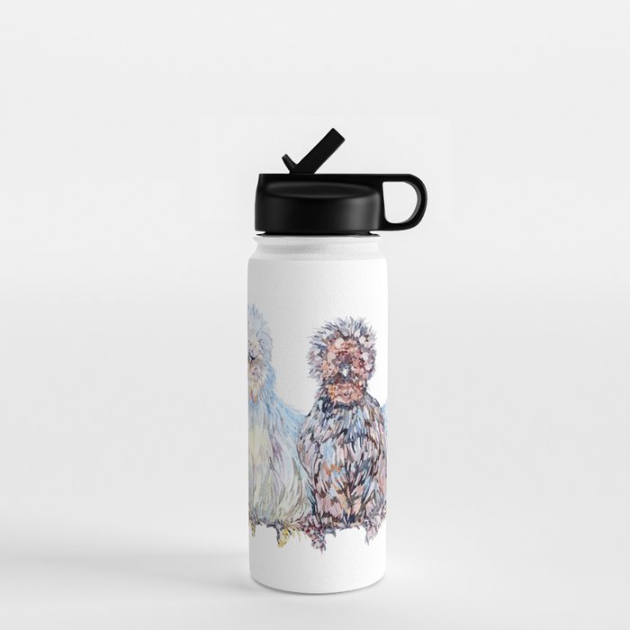 Silkie Chicken Huddle Water Bottle
