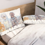 Silkie Chicken Huddle Pillow Sham Gallery Image 2