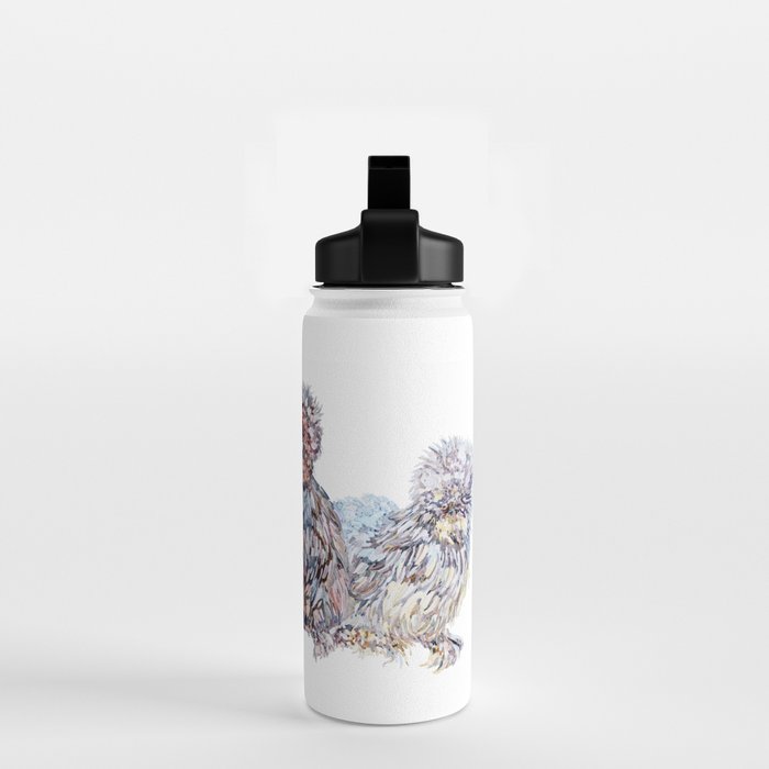Silkie Chicken Huddle Water Bottle Gallery Image 2