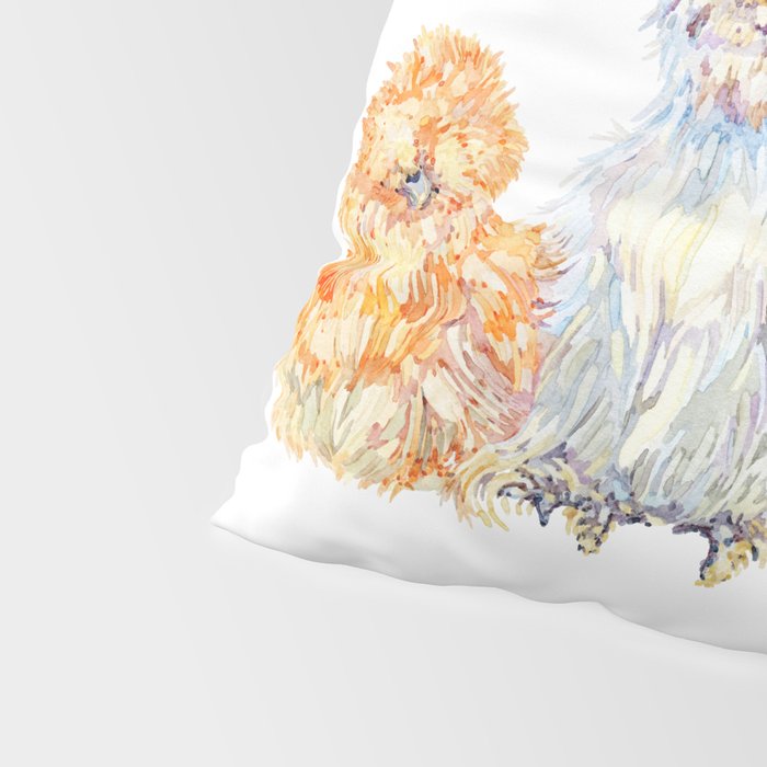 Silkie Chicken Huddle Pillow Sham Gallery Image 4