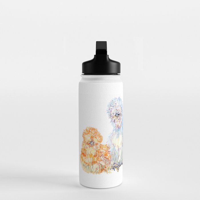 Silkie Chicken Huddle Water Bottle Gallery Image 3