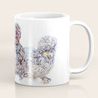 Silkie Chicken Huddle Coffee Mug Gallery Image 1