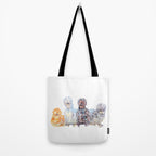 Silkie Chicken Huddle Tote Bag Gallery Image 2