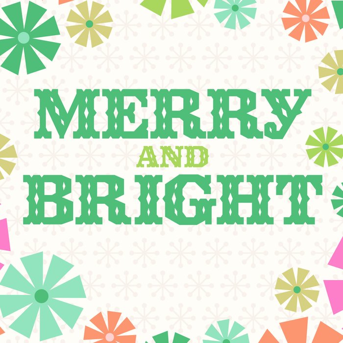 Merry and Bright Christmas Wreath Coffee Mug Gallery Image 2