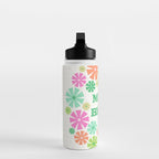 Merry and Bright Christmas Wreath Water Bottle Gallery Image 3