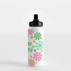 Merry and Bright Christmas Wreath Water Bottle Gallery Image 2