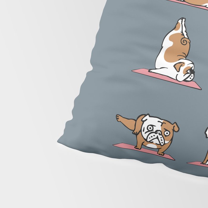 English Bulldog Yoga Pillow Sham Gallery Image 4
