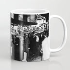 We Want Beer!  Men Protesting Against Prohibition black and white photography - photograph Coffee Mug Gallery Image 1