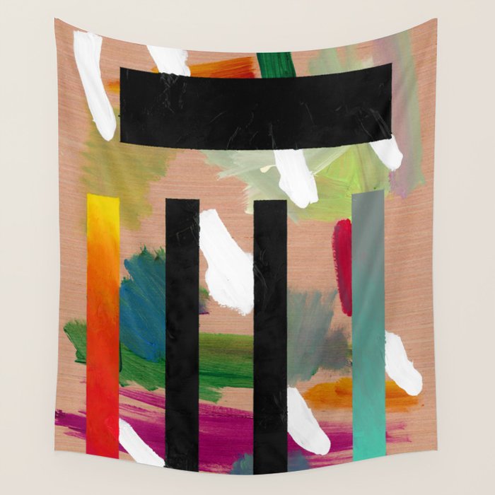 Untitled (Abstract Composition 2017018) Wall Tapestry Gallery Image 4