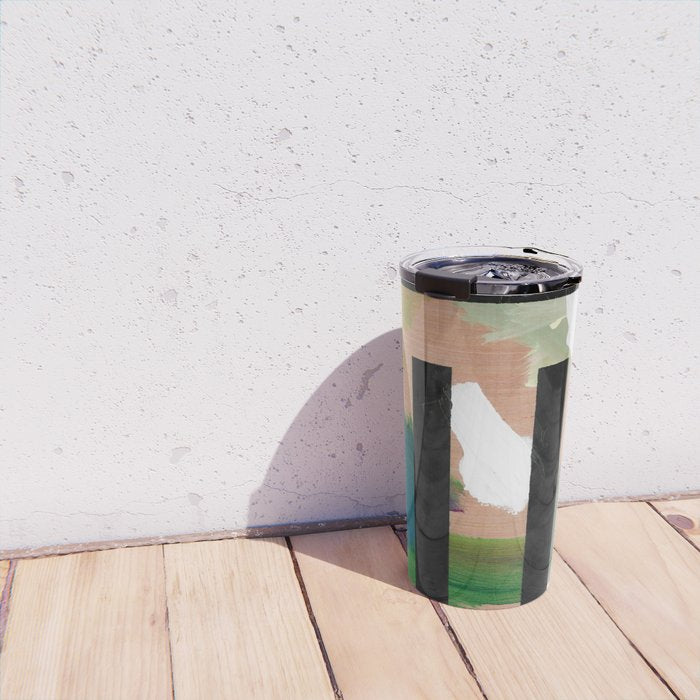 Untitled (Abstract Composition 2017018) Travel Mug Gallery Image 4